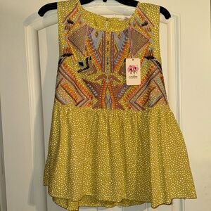 NWT Entro Peplum Top